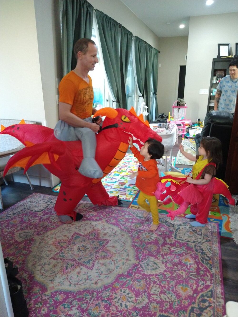 Inflatable Adult Dragon Rider - Picture 4 of 5